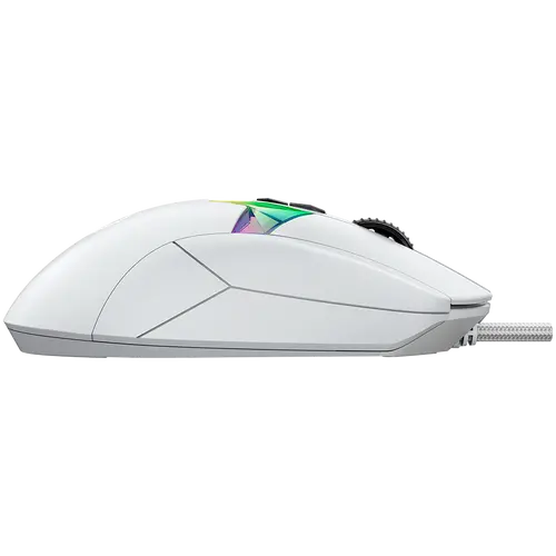LORGAR Mouse Gaming MSP80 Pro Cu fir PixArt 3395 8K Alb - 6