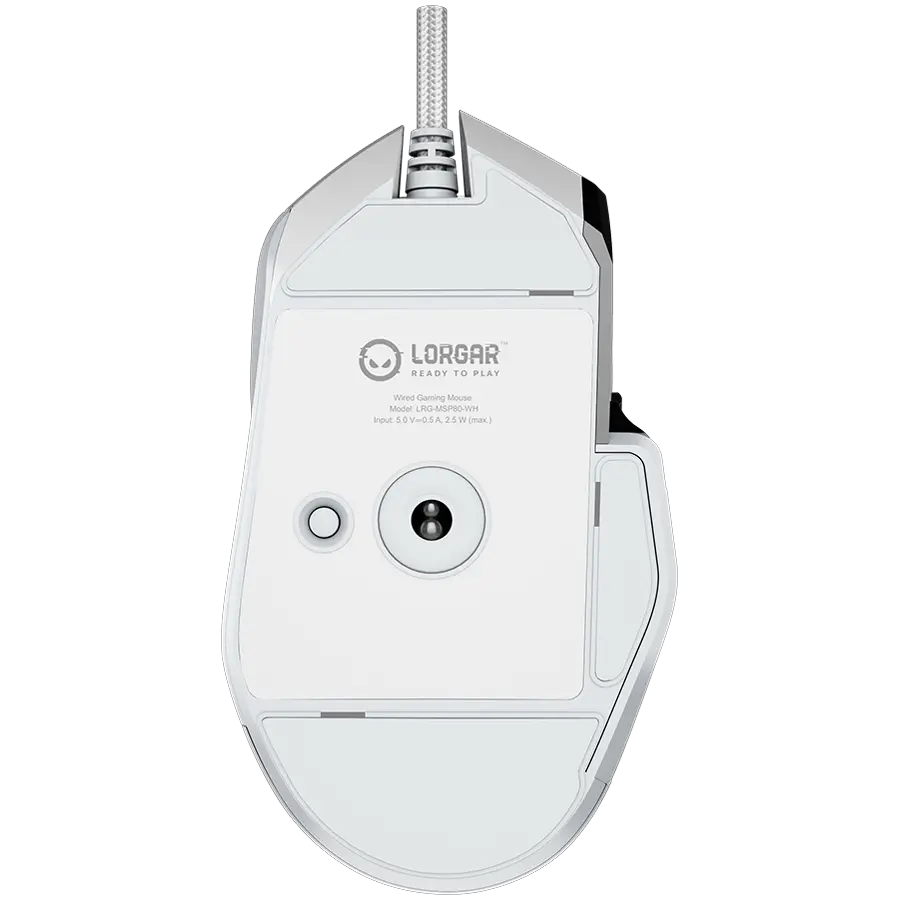 LORGAR MSP80, 8000 Hz Gaming Mouse Pro, White - image 6