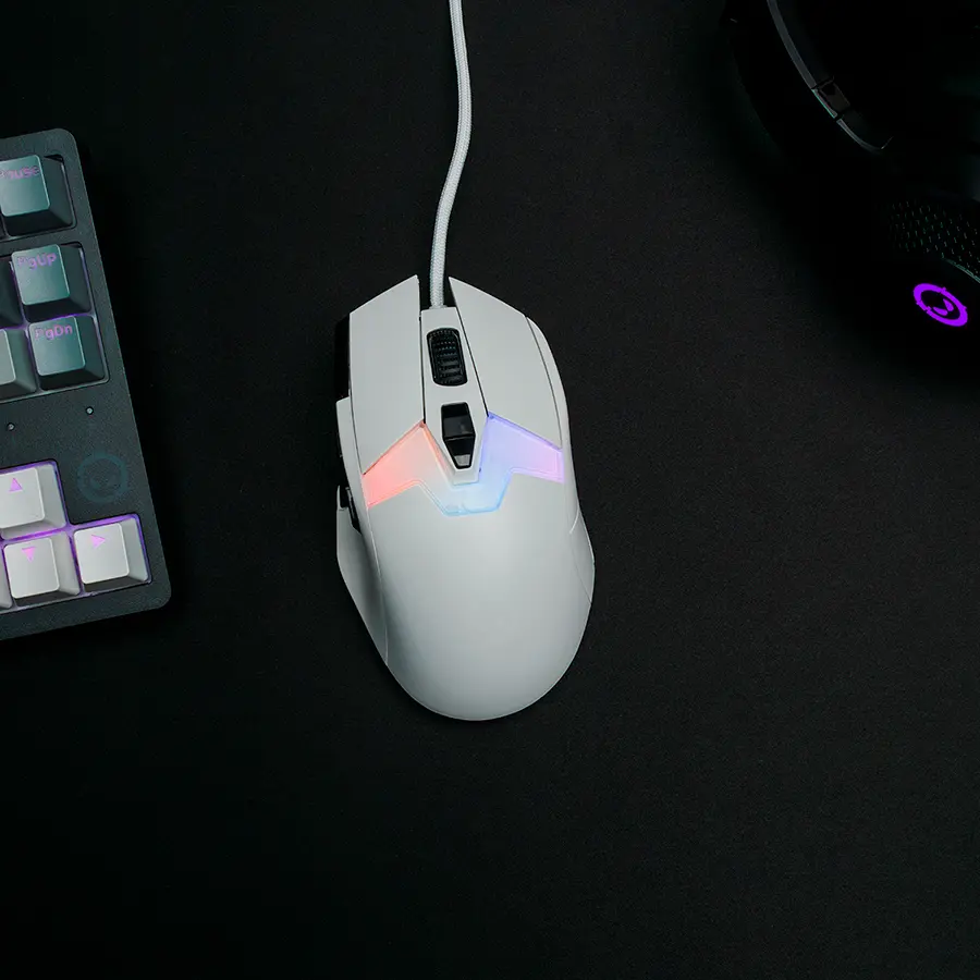 LORGAR MSP80, 8000 Hz Gaming Mouse Pro, White - image 8