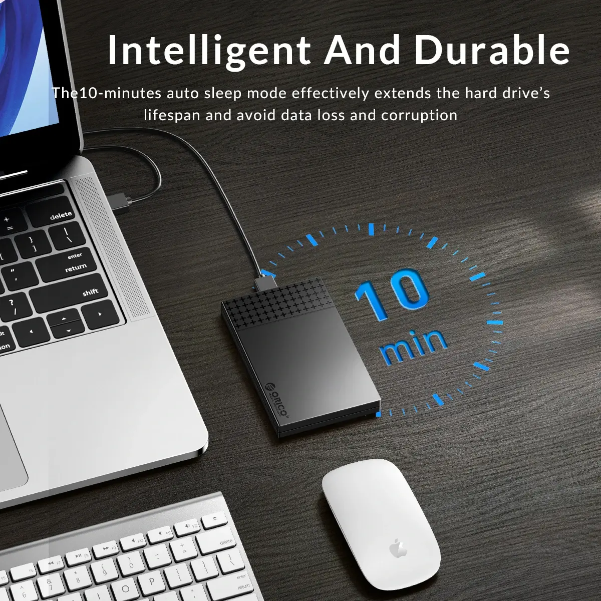 Orico външна кутия за диск Storage - Case - 2.5 inch USB3.0 Black - 2526U3-V1-BK - image 11