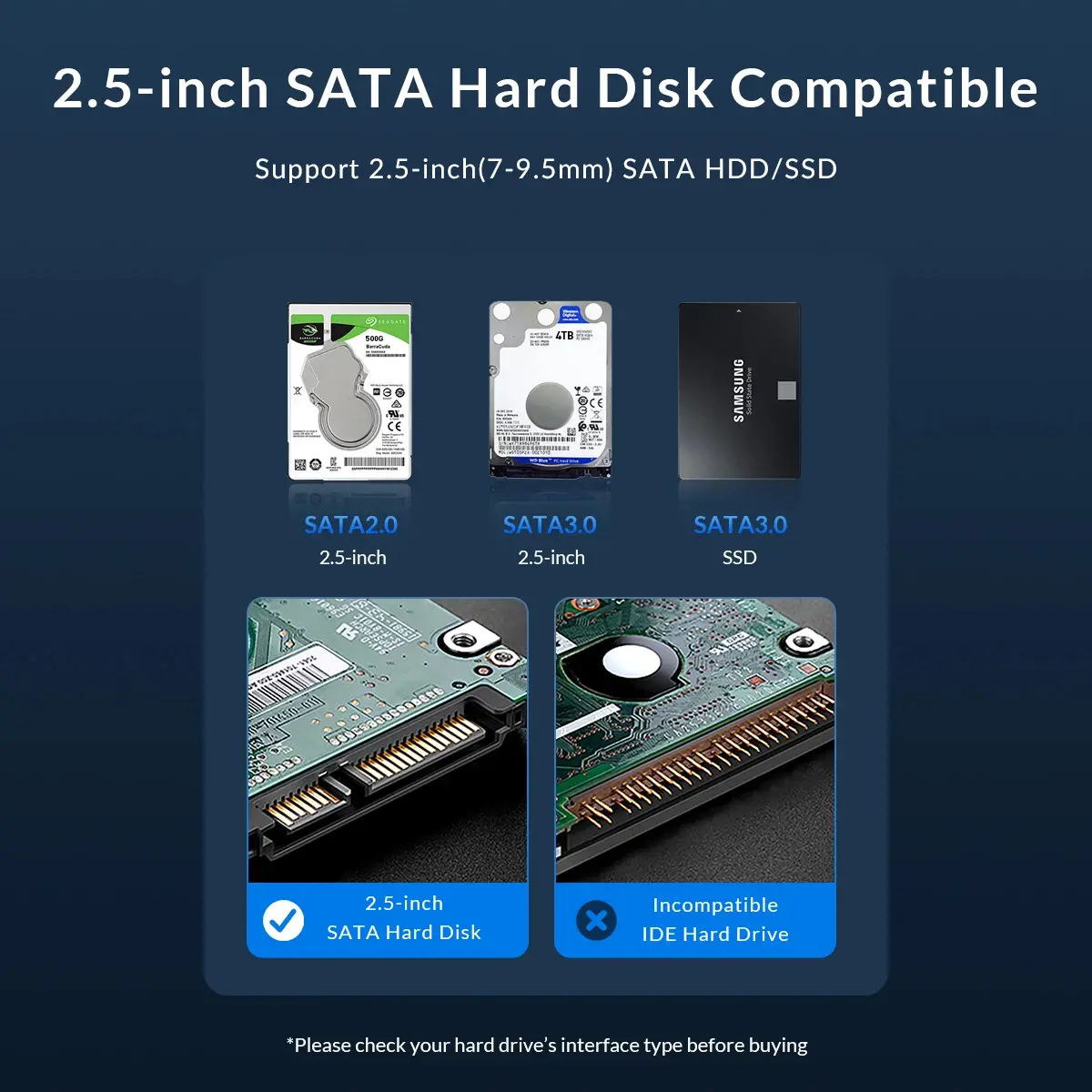 Orico външна кутия за диск Storage - Case - 2.5 inch USB3.0 Black - 2526U3-V1-BK - image 14