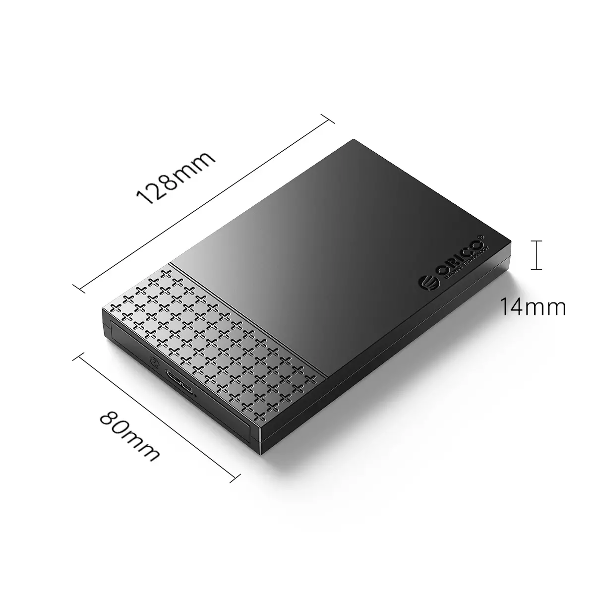 Orico външна кутия за диск Storage - Case - 2.5 inch USB3.0 Black - 2526U3-V1-BK - image 2