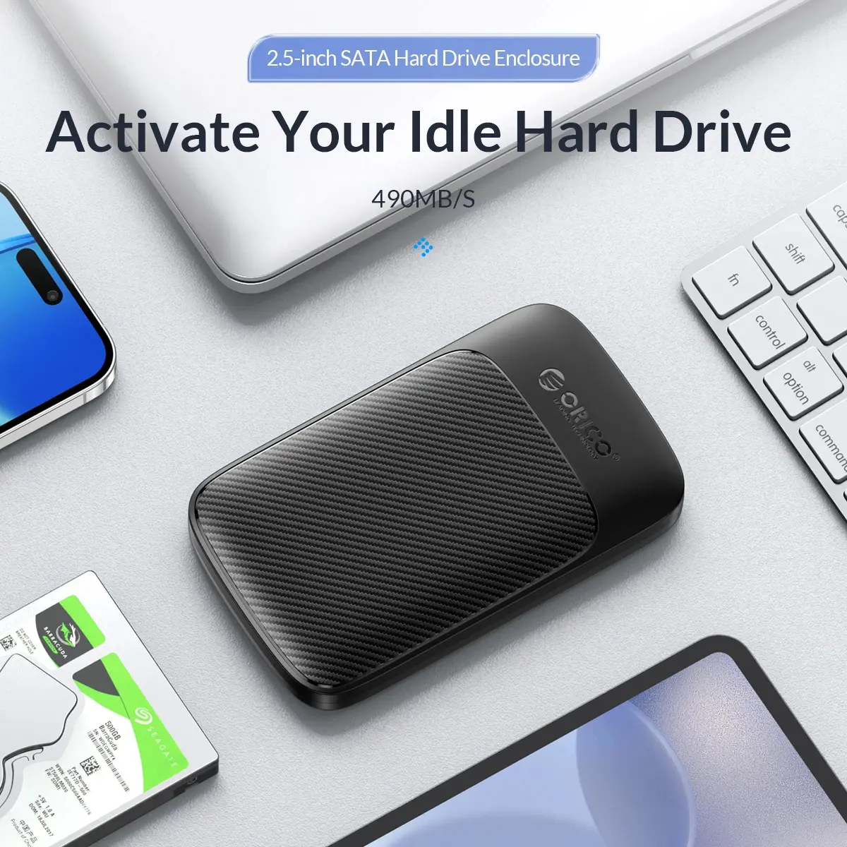 Orico кутия за диск Storage - Case - 2.5 inch USB-C - 2020C3-V1-BK - image 14