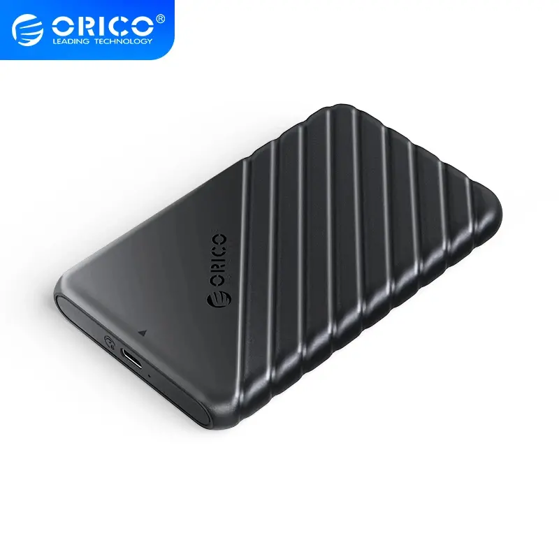 Orico външна кутия за диск Storage - Case - 2.5 inch USB-C Black - 25PW1C-C3-BK - image 2