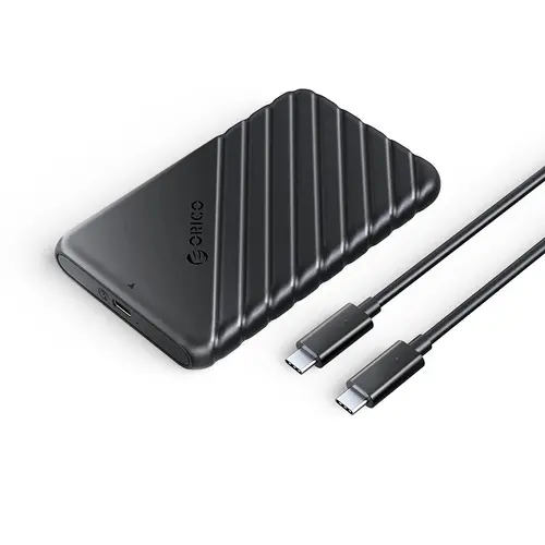 Orico εξωτερική θήκη δίσκου Storage - Case - 2.5 inch USB-C Μαύρο - 25PW1C-C3-BK - 1