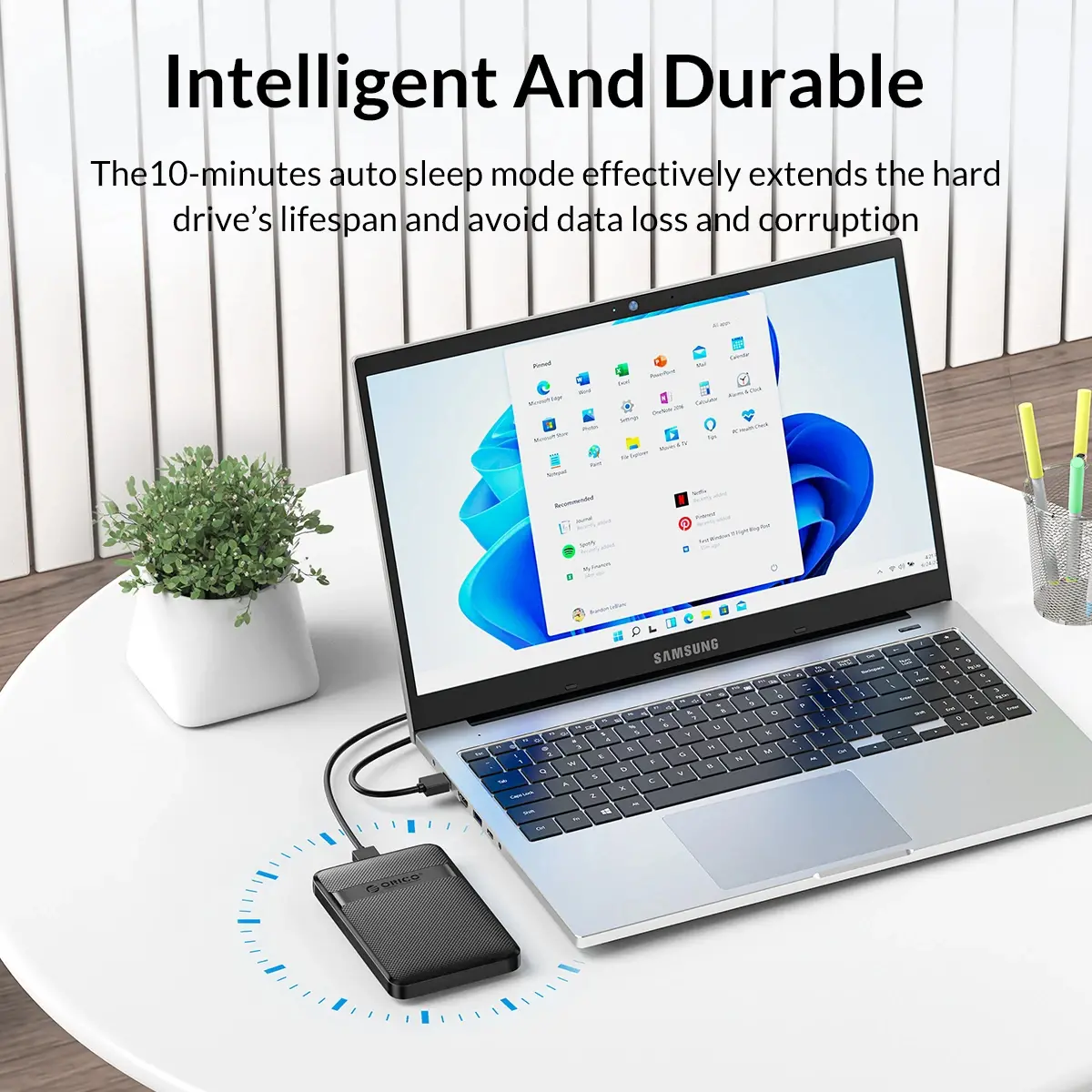 Orico carcasă pentru disc Stocare - Carcasă - 2.5 inch USB-C - 2577C3-V1-BK - image 10