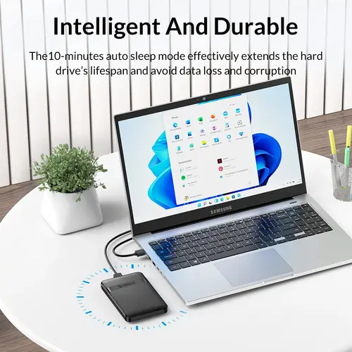 Orico carcasă pentru disc Stocare - Carcasă - 2.5 inch USB-C - 2577C3-V1-BK - 11
