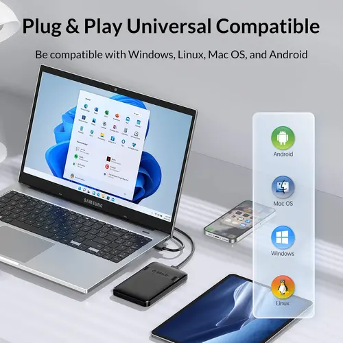 Orico кутия за диск Storage - Case - 2.5 inch USB-C - 2577C3-V1-BK - image 12