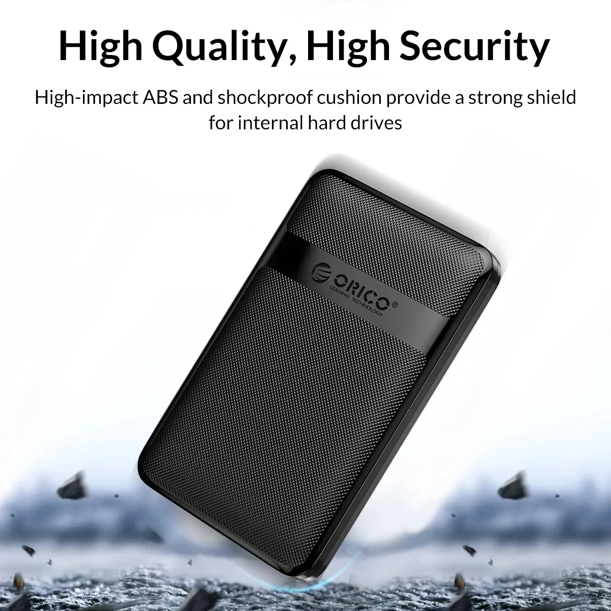 Orico θήκη δίσκου Αποθήκευση - Θήκη - 2.5 inch USB-C - 2577C3-V1-BK - image 6