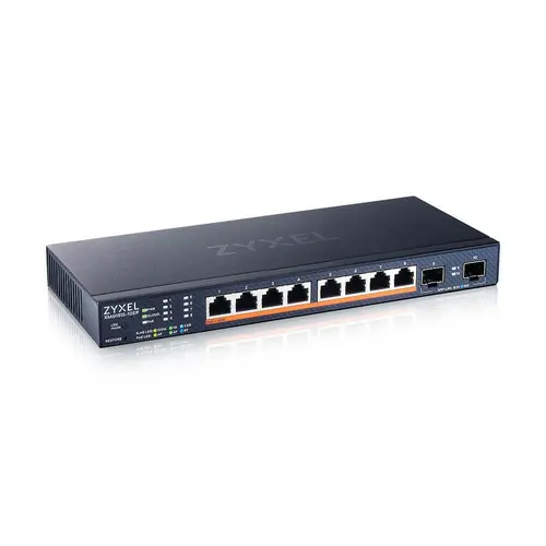 Комутатор, ZyXEL XMG1915-10EP, 8-port 2.5GbE, 2 SFP+, 8 x PoE++ 130W Smart Switch, hybird mode, standalone or NebulaFlex Cloud - image 2