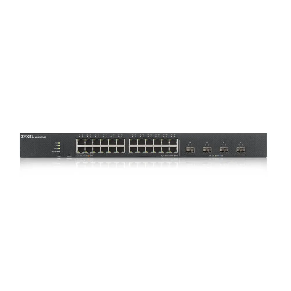Switch, ZyXEL XGS1935-28, 28 Port Lite-L3 Smart Managed Switch, 24x Gigabit Copper και 4x 10G SFP+, υβριδική λειτουργία, αυτόνομο ή NebulaFlex Cloud