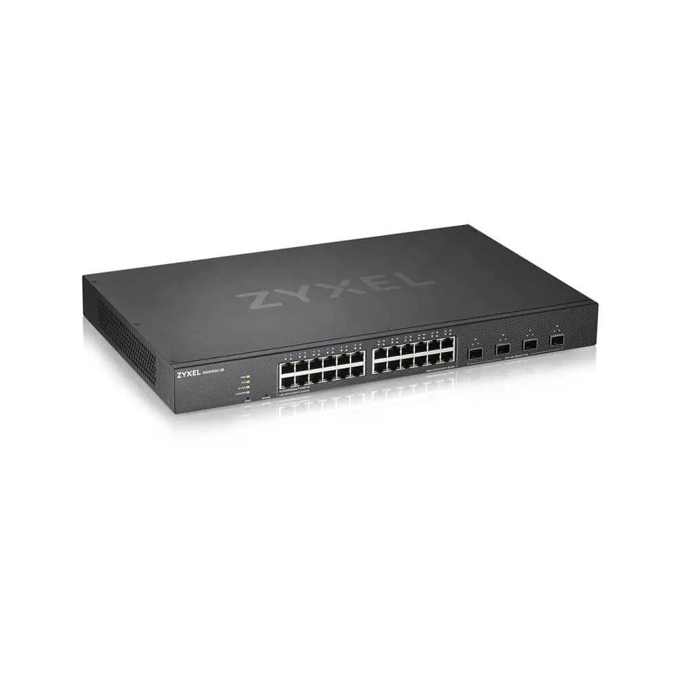 Switch, ZyXEL XGS1935-28, 28 Port Lite-L3 Smart Managed Switch, 24x Gigabit Copper και 4x 10G SFP+, υβριδική λειτουργία, αυτόνομο ή NebulaFlex Cloud - image 1