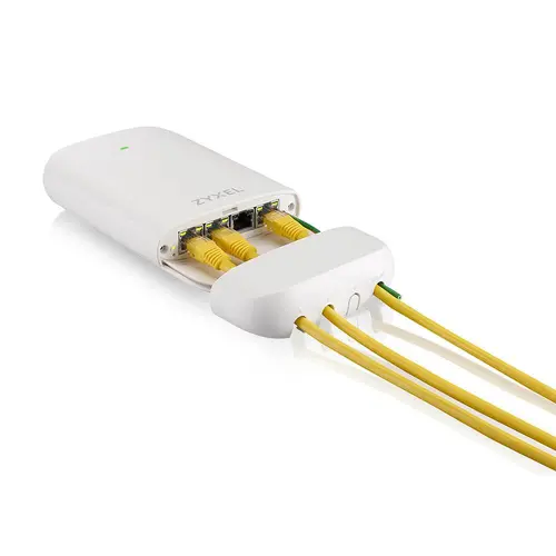 Componentă de rețea, ZyXEL PoE12-3PD, extender PoE cu 4 x porturi 1Gb. Buget PoE 45W, grad de protecție IP55 (exterior) - 3