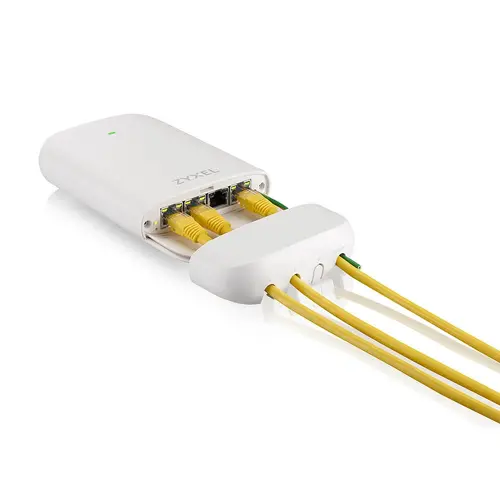 Componentă de rețea, ZyXEL PoE12-3PD, extender PoE cu 4 x porturi 1Gb. Buget PoE 45W, grad de protecție IP55 (exterior) - 5