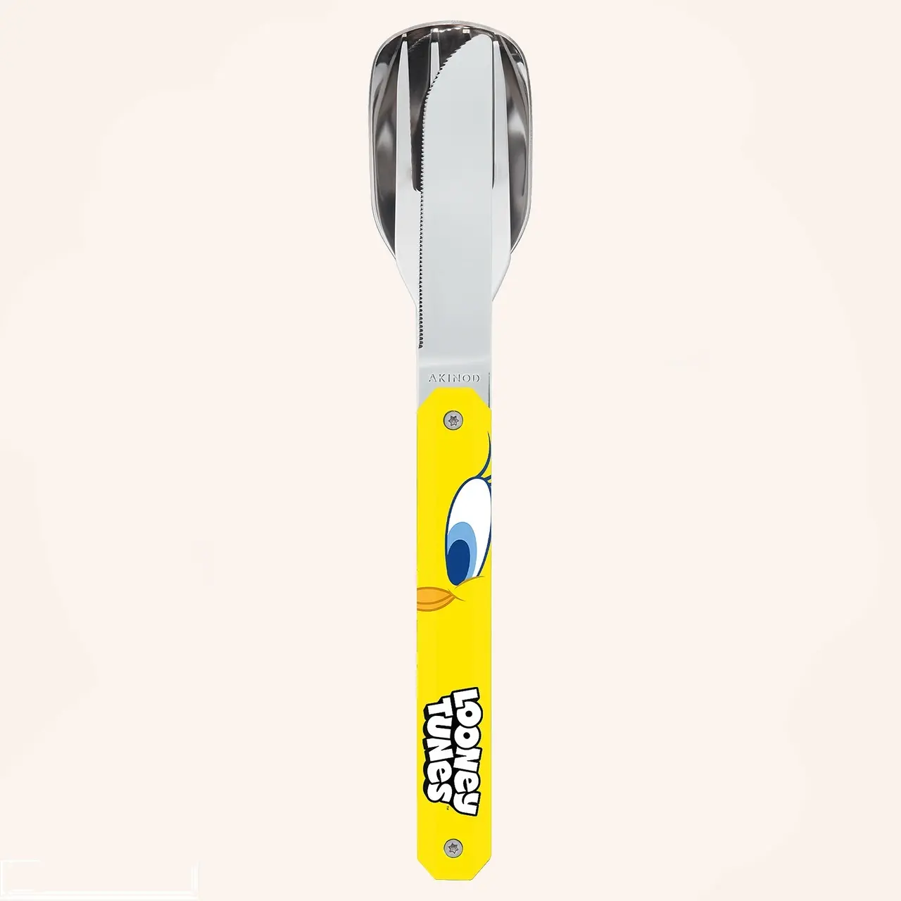 Σετ φαγητού Akinod Straight Cutlery 12H34, Tweety Bird
