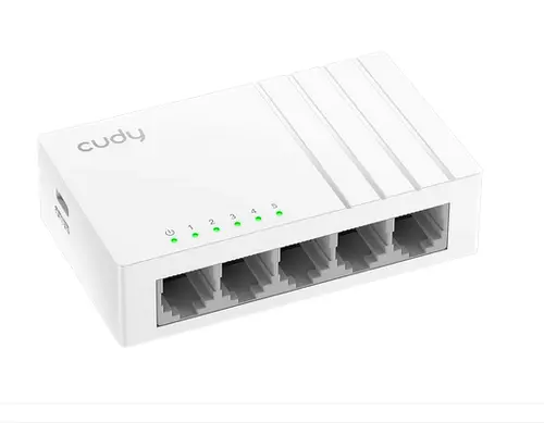 Switch Cudy GS105U, 5 θυρών, 10/100/1000, Auto-MDI/MDIX, θύρα USB-C - 2