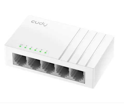 Switch Cudy GS105U, 5 porturi, 10/100/1000, Auto-MDI/MDIX, port USB-C - image 2