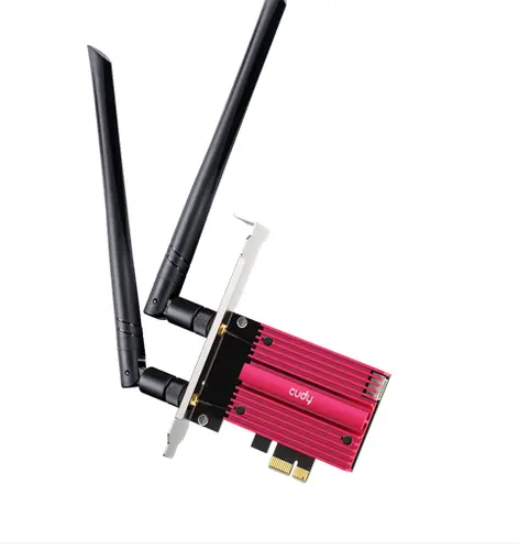 Κάρτα δικτύου Cudy WE9300, PCIe, τριπλής ζώνης, 5.7 Gbps, 2.8 Gbps, 688 Mbps, WiFi 7, Bluetooth 5.4 - 1