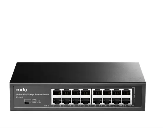 Switch Cudy FS1016, 16 porturi, 10/100Mbps, Metal Switch