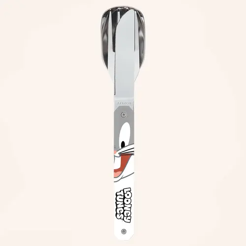Σετ μαχαιροπήρουνα Akinod Straight Cutlery 12H34, Bugs Bunny - 1