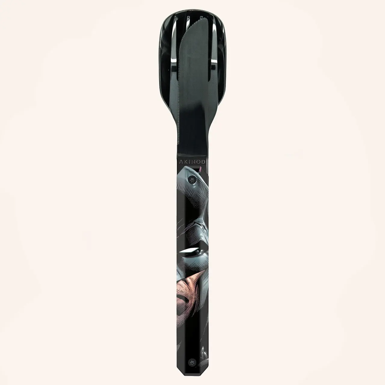 Комплект за хранене Akinod Straight Cutlery 12H34, Batman