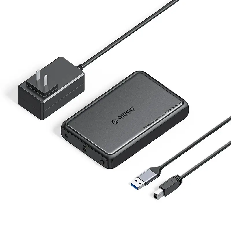 Orico θήκη δίσκου Storage - Case - 3.5 inch USB-A μαύρο - DDL35-U3-EU-BK