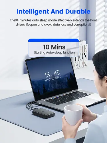Orico кутия за диск Storage - Case - 3.5 inch USB-C black - DDL35-C3-EU-BK - image 8