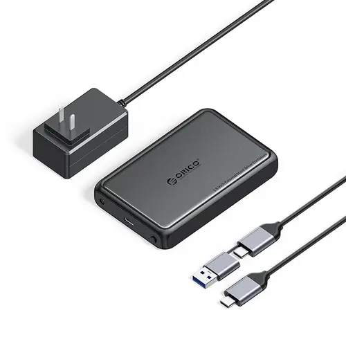 Orico θήκη δίσκου Storage - Case - 3.5 inch USB-C μαύρο - DDL35-C3-EU-BK - 1