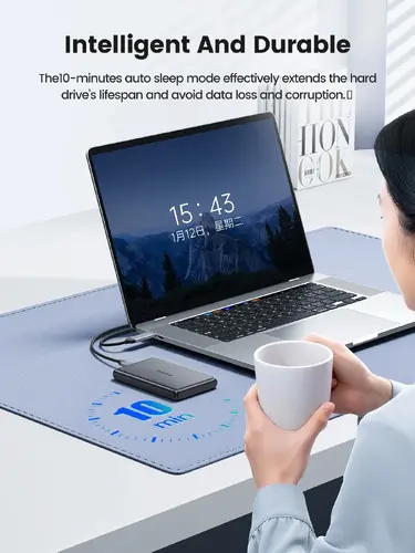 Orico външна кутия за диск Storage - Case - 2.5 inch USB-C/A Black - DDL25-C3-BK - image 7