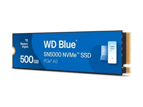 SSD WD Blue SN5000 NVMe (M.2 2280, 500GB, PCIe Gen4 16GT/s, up to 4 Lanes) - image 1