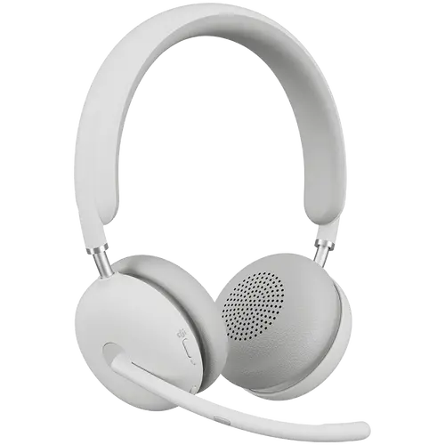 LOGITECH HEADSET - Logitech Zone Wireless 2 UC - OFF-WHITE,TEAMS - 2.4GHZ/BT - NO STAND