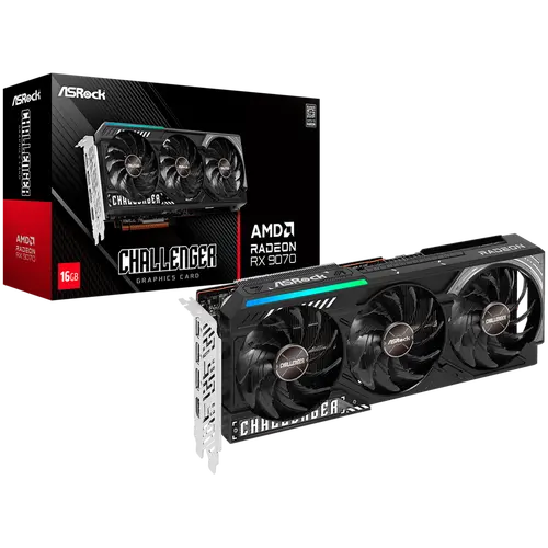 Placă video ASROCK RADEON RX 9070 Challenger 16GB GDDR6 - 1