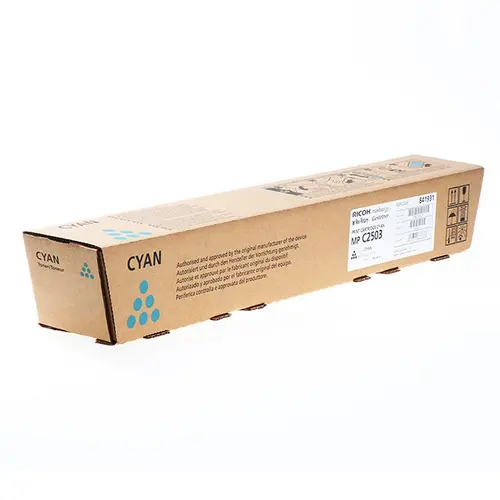 CARTUȘ TONER PENTRU RICOH AFICIO MP C2003/C2503 - TYPE MPC2503 - Cyan - PN 841931 - 1