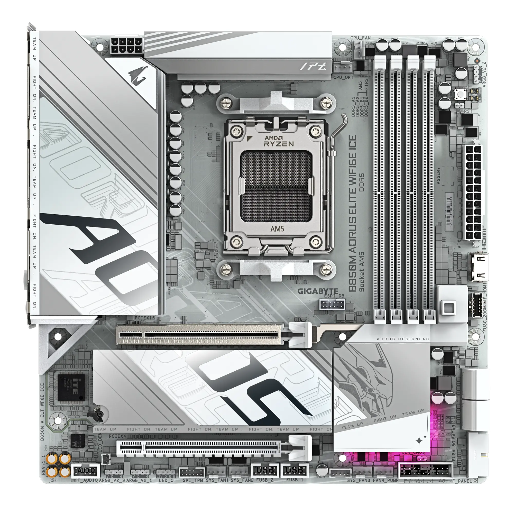 Μητρική πλακέτα GIGABYTE B850M AORUS ELITE WIF6E ICE socket AM5