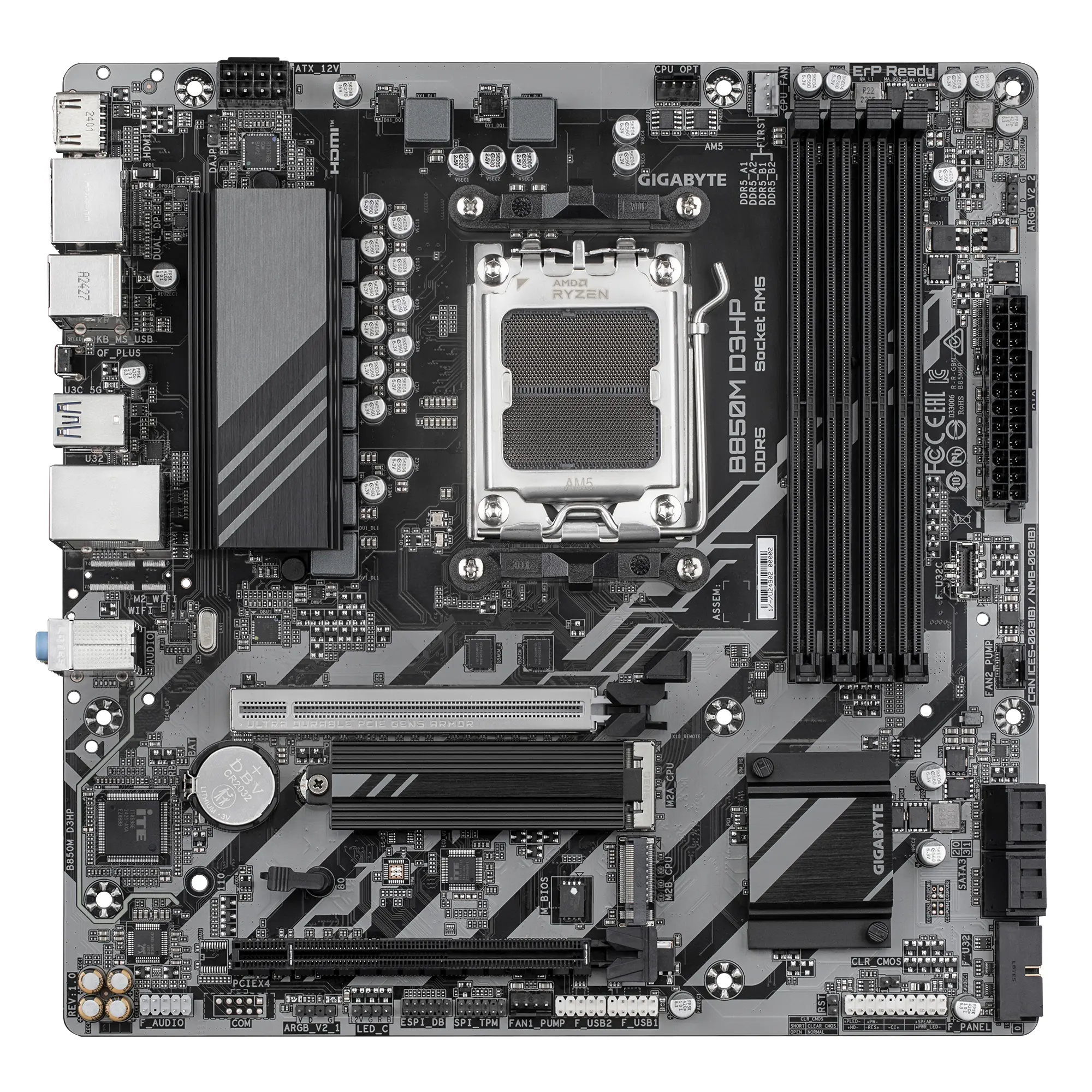 Μητρική πλακέτα GIGABYTE B850M D3HP socket AM5