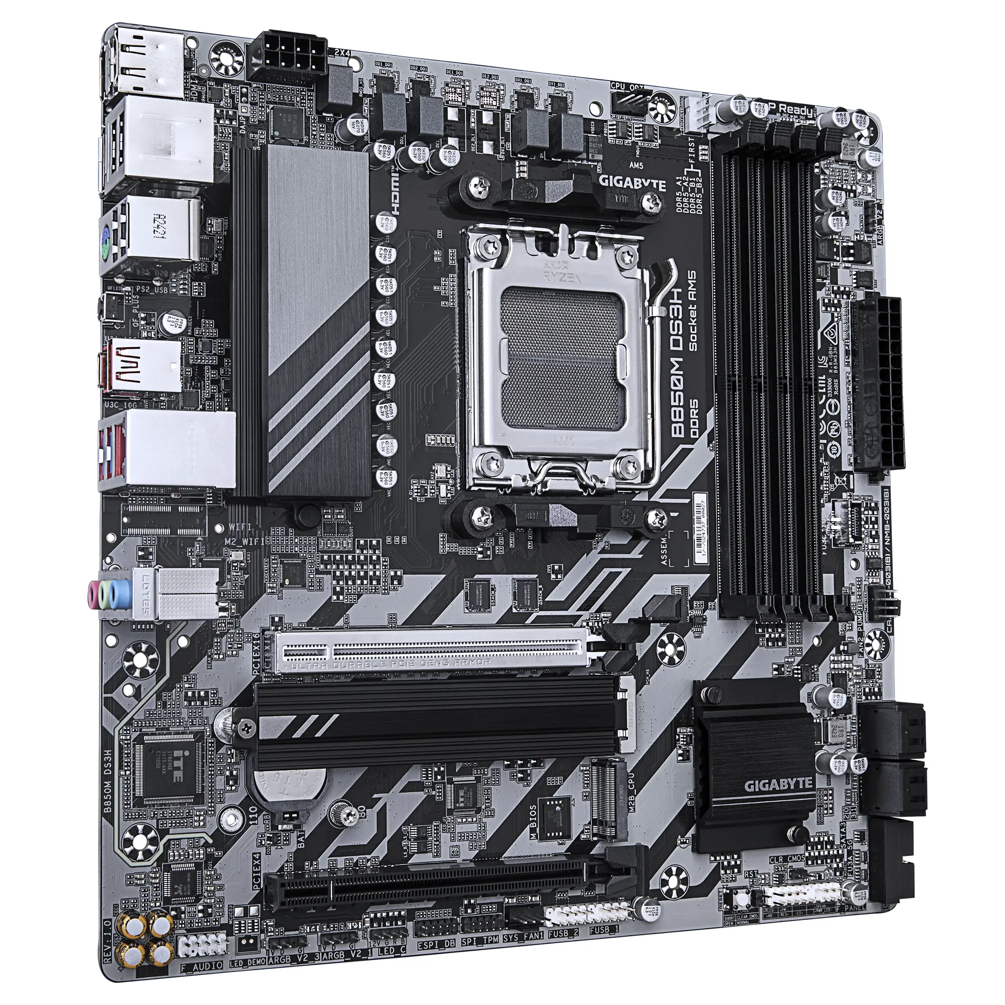 Placă de bază GIGABYTE B850M DS3H socket AM5 - image 1