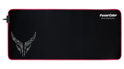 Covoraș pentru mouse PowerColor Red Devil RGB - XL - 1
