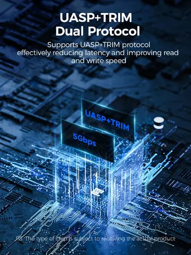 Orico външна кутия за диск Storage - Case - 2.5 inch 5Gbps USB-C Transparent - TX25C3-GY-BP - image 7