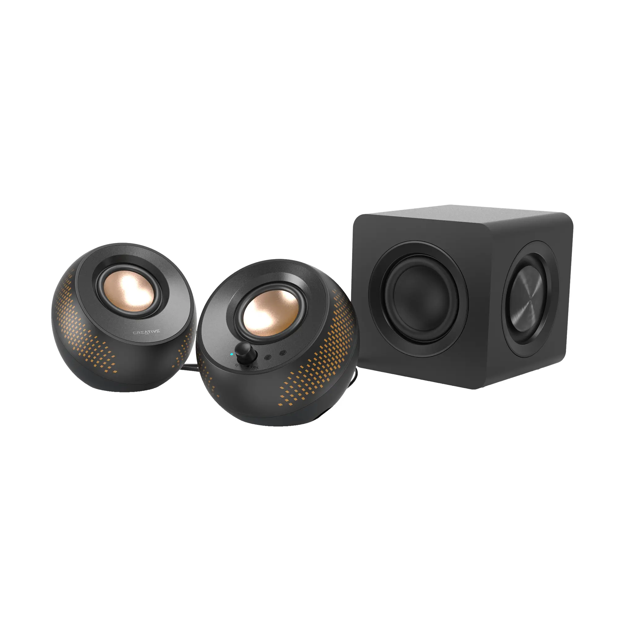 Sistem audio 2.1 Creative Pebble X Plus, USB-C, Bluetooth, 15W - image 2