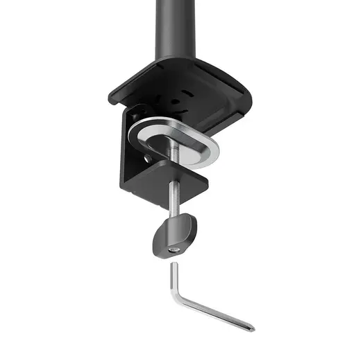 Стойка, Neomounts Nero Single Flat Screen Desk Mount (phone holder+Quick-fix clamp/grommet) - image 4