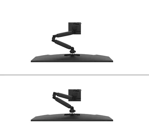 Стойка, Neomounts Nero Single Flat Screen Desk Mount (phone holder+Quick-fix clamp/grommet) - image 6
