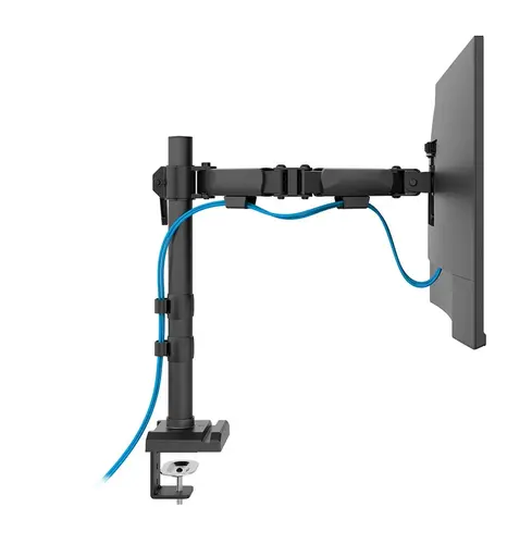 Стойка, Neomounts Nero Single Flat Screen Desk Mount (phone holder+Quick-fix clamp/grommet) - image 9