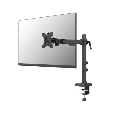Стойка, Neomounts Nero Single Flat Screen Desk Mount (phone holder+Quick-fix clamp/grommet)