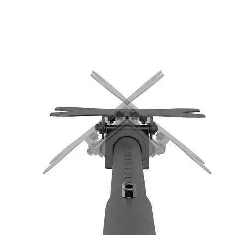 Стойка, Neomounts Flat Screen Ceiling Mount (Height: 106-156 cm) - image 6
