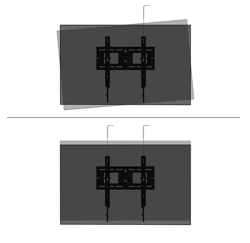 Стойка, Neomounts Level-750 Heavy duty wall mount 42-75", max 100kg, tilt, lockable - image 10