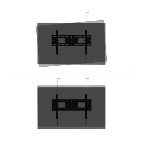 Стойка, Neomounts Level-750 Heavy duty wall mount 42-86", max 125kg, tilt, lockable - image 10