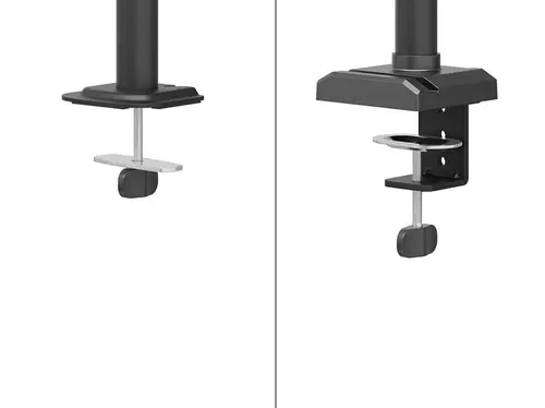 Стойка, Neomounts Nero Triple Flat Screen Desk Mount (phone holder+Quick-fix clamp/grommet) - image 13