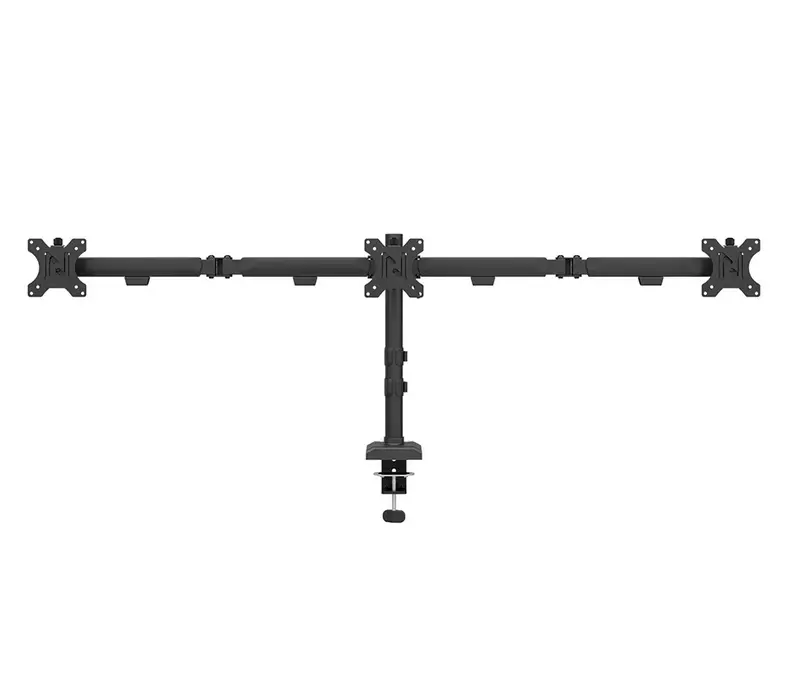 Стойка, Neomounts Nero Triple Flat Screen Desk Mount (phone holder+Quick-fix clamp/grommet) - image 2