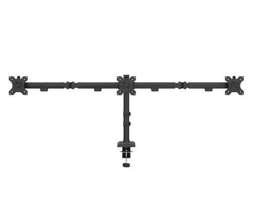 Стойка, Neomounts Nero Triple Flat Screen Desk Mount (phone holder+Quick-fix clamp/grommet) - image 2