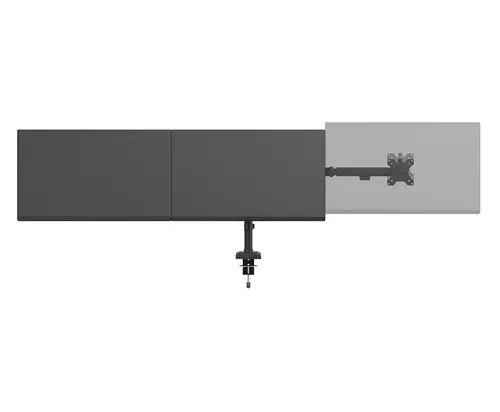 Βάση, Neomounts Nero Triple Flat Screen Desk Mount (θήκη κινητού + σφιγκτήρας Quick-fix/δακτύλιος καλωδίων) - 6
